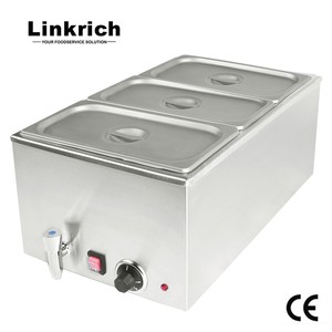 Baño María Eléctrico Portátil de Acero Inoxidable de Grado Comercial BM150-<span class=keywords><strong>3B</strong></span>, 1200W GN1/3x3, Ideal para Hoteles y Restaurantes - Product Image 3