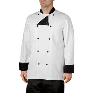 2025 nuovo OEM ristorante uniforme bianco cappotto <span class=keywords><strong>Chef</strong></span> cucina giacca ristorante uniforme traspirante giacca <span class=keywords><strong>da</strong></span> <span class=keywords><strong>Chef</strong></span> - Product Image 3