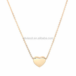 Olivia punk plata te amo etiqueta de metal collar de nombre grabado personalizado sigature - Product Image 2
