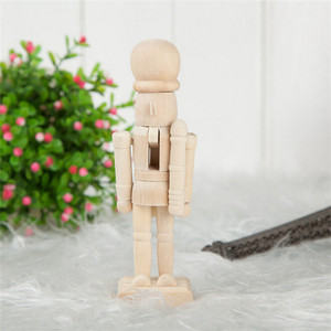 New Wooden <strong>Christmas</strong> Unpainted <strong>Nutcracker</strong> - Product Image 2