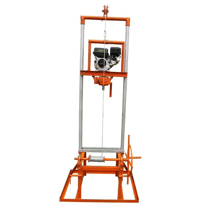 Developed family portable water well drilling machine