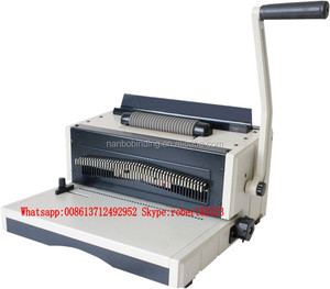 NanBo EC8706 Nhà Máy Giá Rẻ Nhất Điện Cú Đấm Điện Ràng Buộc Nhựa Xoắn Ốc Dây Ràng Buộc Máy - Product Image 2