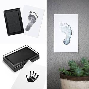 Tampon d'encre Premium lavable pour les mains et les pieds, pour bébé, produit de grande taille, sûr, Permanent, Non toxique, disponible en plusieurs couleurs, vente en gros, - Product Image 5