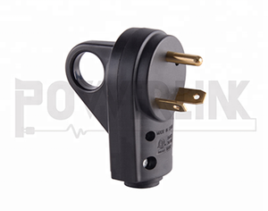 ED-304P RV Heavy Duty 30A TT-30P <strong>Replacement</strong> Male <strong>Plug</strong> with Handle - Product Image 1
