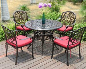 Meubles <span class=keywords><strong>de</strong></span> <span class=keywords><strong>jardin</strong></span> en aluminium coulé <span class=keywords><strong>de</strong></span> style européen Elizabeth, résistants aux intempéries, bronze, noir, <span class=keywords><strong>blanc</strong></span> - Product Image 3