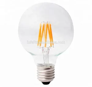 IN-G95-8-E27 Cổ Điển LED Filament Toàn Cầu Đèn Ánh Sáng G35 G45 G80 G95 G125G225 E26 E27 B22 2W 4W 6W 8W LED Bóng Đèn Dây Tóc G95 8W E27