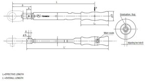 Cờ Lê Mô-men Xoắn TOHNICHI Của PCL Series, Kết Hợp Bộ Dụng Cụ Cầm Tay Loại Cài Sẵn Và Có Thể Điều Chỉnh Với Đầu Có Thể Hoán Đổi Cho Nhau. - Product Image 5