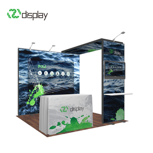 Popular 10 Foot Outdoor Custom Pop Up Portable Foldable Kiosk Booth Trade Show Exhibits Displays Wholesale Suppliers On Sales