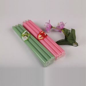 Bougies en paraffine, couleur rouge et noire, prix bon marché, g - Product Image 6