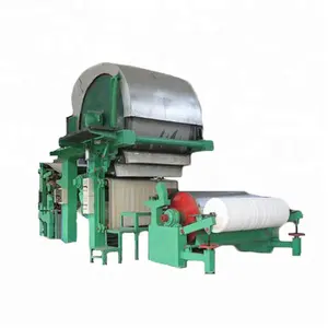 China high quality banana bamboo automatic mini small napkin toilet facial tissue paper making machine for making rolling paper