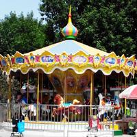 Manège musical classique pour enfants, équipement de parc d'attractions, petit mini carrousel antique, manèges à chevaux à vendre