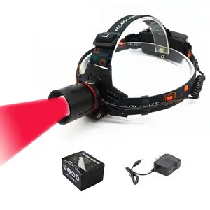 5W 3 Modes Red LED Light Adjustable Headlamp Aviation Red Lamp Night Hunting Headlights