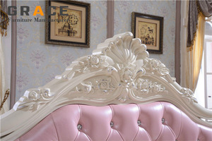 Викторианский спальный комплект мебели Z907, двуспальная кровать - Product Image 3