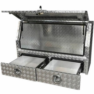 Side Mở Nhôm Kiểm Tra Tấm Xe Tải Giường Công Cụ Hộp Với Ngăn Kéo Cho Pickup Ford/Toyota/Nissan/Mazada - Product Image 2