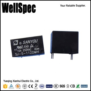 Tiếp sức 12 v tiếp sức jqc 3ff hongfa nguồn SJ-S-112DMH HF32F-G-012-HS 12VDC 10A250VAC 1NO 4PIN minitype power relay - Product Image 3