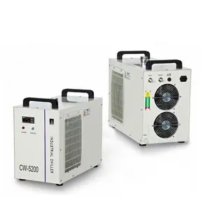 Fabrika fiyat co2 lazer tüp küçük hava soğutmalı su soğutucu cw5000 cw5200 cw3000