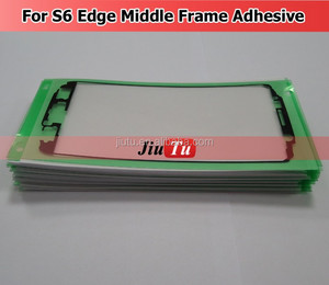Khung trung Dính Front Sticker cho Màn Hình LCD Keo Dính Cho <span class=keywords><strong>S6</strong></span> Cạnh Cảm Ứng Bị Hỏng Sửa Chữa Màn Hình - Product Image 1