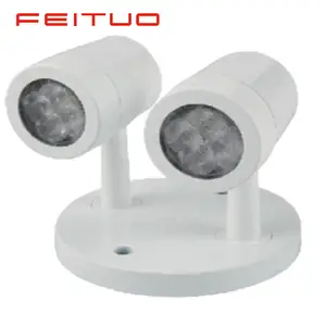 Emergency Light Company Made By FEITUO Lighting CNDRH2 Emergency LED Remote Dual Head Fixture