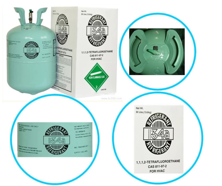 Бесплатный образец высококачественного охлаждающего газа r134a