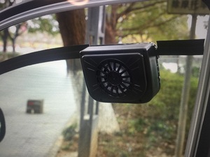 Giá thấp 1 Wát Năng Lượng Mặt Trời <span class=keywords><strong>Powered</strong></span> <span class=keywords><strong>Auto</strong></span> Car Window Air Vent Thông Gió Điều Hòa Không Khí Nhỏ Cooler <span class=keywords><strong>Fan</strong></span> Hâm Mộ Xe - Product Image 3