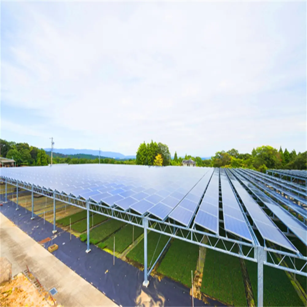 वाणिज्यिक सौर खेत डिजाइन सौर ऊर्जा के लिए कृषि