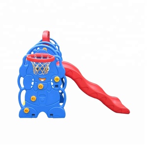 Cartoon Children Plastic <strong>Swing</strong> <strong>and</strong> <strong>Slide</strong> Set PE Material Supplied by China - Product Image 5
