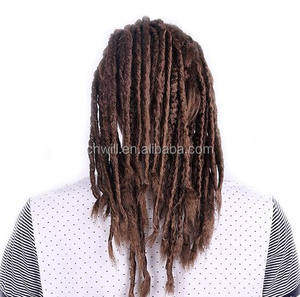 Uomini Dreadlocks <span class=keywords><strong>Parrucca</strong></span> Dreadlocks <span class=keywords><strong>Rasta</strong></span> Dreadlocks Hiphop Danza Cosplay Sintetica <span class=keywords><strong>Parrucca</strong></span> Torsione Trecce <span class=keywords><strong>Parrucca</strong></span> - Product Image 3