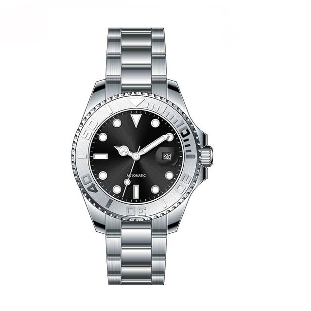 Top brand OEM all stainless steel mens diver watch