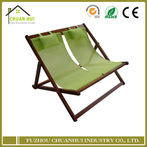Big size verde legno doppio sedia a <span class=keywords><strong>sdraio</strong></span>, lounge chair per piscina deck - Product Image 1