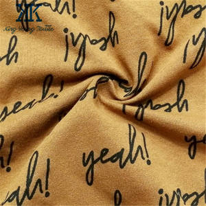Tessuto per t-shirt con stampa personalizzata/tessuto in jersey di cotone stampato a pigmenti/tessuto per <span class=keywords><strong>polo</strong></span> personalizzato - Product Image 1