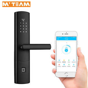 <span class=keywords><strong>Vida</strong></span> inteligente biométrico eléctrica cerradura <span class=keywords><strong>de</strong></span> la puerta mango WiFi control remoto <span class=keywords><strong>de</strong></span> madera/puertas <span class=keywords><strong>de</strong></span> seguridad - Product Image 1