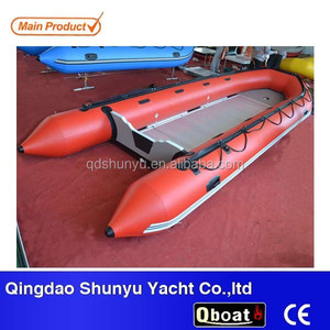 Gommone <span class=keywords><strong>Pieghevole</strong></span> in PVC Certificato CE per 10 Passeggeri, <span class=keywords><strong>Barca</strong></span> a Motore Elettrica Sportiva per Acque Oceaniche, Gommone in <span class=keywords><strong>Alluminio</strong></span> - Product Image 4