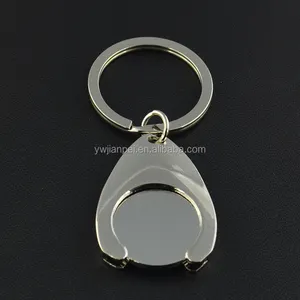 Shopping Trolley Token Custom Logo Coin Keychain