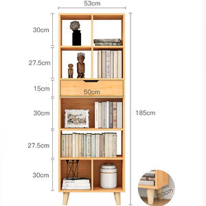 2018 vendita calda di legno piccolo libro scaffale libreria per la casa