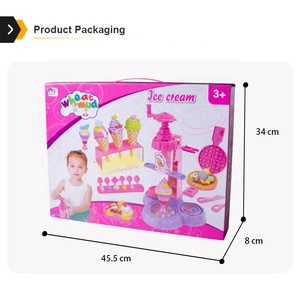 Machine à crème glacée magique pour enfants, pâte à <span class=keywords><strong>modeler</strong></span>, argile à séchage à l'air, pâte à <span class=keywords><strong>modeler</strong></span> douce, ensemble de jouets en argile - Product Image 5