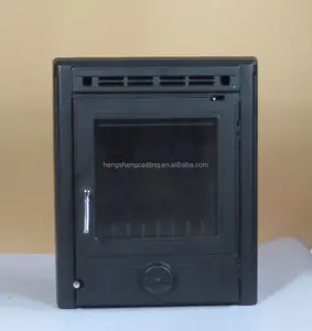 Wall Cast Iron Insert Wood / Coal Stove