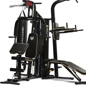 Full Body Oefening Multi Station Home Gym 3 Station Multi Gym Fitness Machine Apparatuur