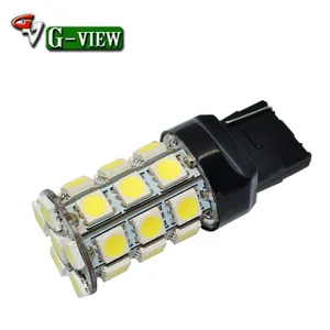 Чрезвычайно яркая светодиодная лампа Gview 7440 7443 t20 27SMD 5050 с автоматическим стоп-сигналом поворота и резервным светом