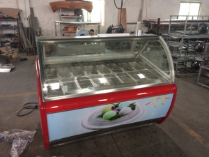 Băng ngoài trời Kem Hiển Thị Tủ Lạnh <span class=keywords><strong>Gelato</strong></span>/Ice Cream Hiển Thị Truy Cập - Product Image 2