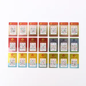 Giấy Dính Tùy Chỉnh Mới Nhất Từ Nhà Máy Giấy Chống Giả Chất Lượng Hàng Đầu Nhãn Dán Ảnh Ba Chiều Nhãn Bảo Đảm Làm Mã Qr - Product Image 1