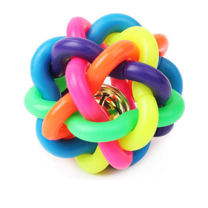 De las campanas de la armadura de anillo de goma perro pelota de juguete - Product Image 3