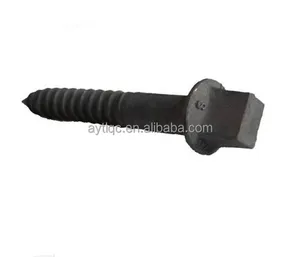 Rail Screw Spike for Rail Fastener into Wooden or Concrete Sleeper