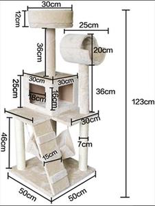 बिल्ली पेड़ कारखाने नए बिल्ली ट्री हाउस, बिल्ली Scratching पेड़, चढ़ाई लकड़ी बिल्ली फर्नीचर - Product Image 3
