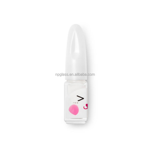 NP-SU0005 5-15 ML belle et mignon motif bouteille en verre pour l'huile de vernis à ongles en plastique avec brosse - Product Image 1