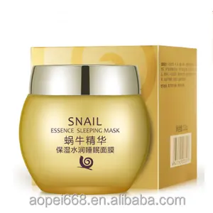 Moisturizing repairing snail essence sleep facial mask