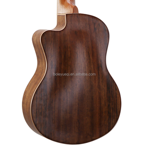 Kit de ukelele de Tenor de 26 pulgadas, ukelele de abeto AAA Ingman, barítono sólido, acabado mate, Capo - Product Image 3