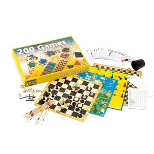 Jeu de société en bois pour enfants, sur mesure, pièces de fête <span class=keywords><strong>ludo</strong></span>, cartes à jouer, plateau OEM, pas cher, poker gammon, pour adultes, 1 pièce - Product Image 1