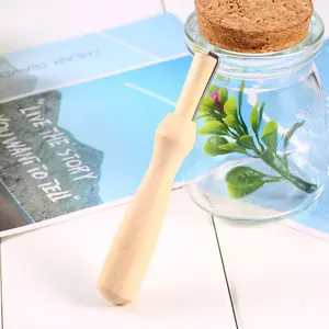 Keçe Iğne Ahşap Saplı Tutucu DIY Aracı El Iğneler Keçe Aracı Yaratıcı Zanaat Dikiş Aksesuarları