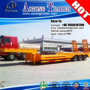 <span class=keywords><strong>Pas</strong></span> <span class=keywords><strong>cher</strong></span> prix Heavy duty col de cygne concave faisceau tri-essieux rénové utilisé lowbed semi-remorque à vendre - Product Image 6