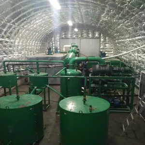 Taux de Récupération élevé ZSA-5 Utilisé Machine de Recyclage D'huile De Voiture, Usine de Régénération D'huile Moteur Par Distillation Sous Vide